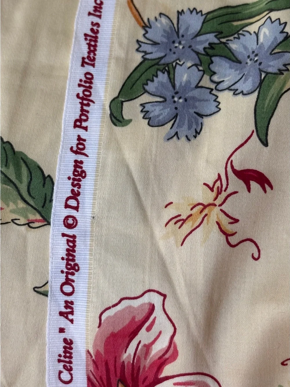 Vintage Portfolio Celine Decorator Fabric 1 1/2 yards